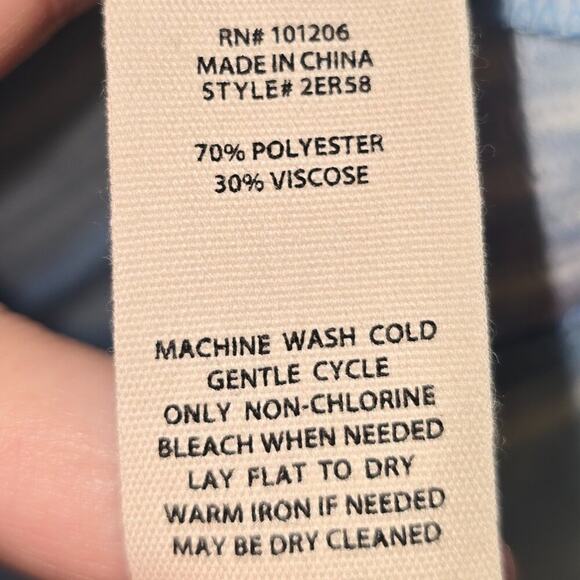 Soft Surroundings Watercolor Textured Ribbed Long-Sleeve Tunic - Picture 3 of 5